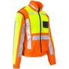 Metro Two Tone Hi Viz Zip Off Jacket