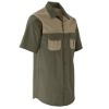 Mens Short Sleeve Serengeti 2 Tone Bush Shirt