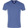 Mens Michigan Melange V Neck T Shirt