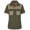 Ladies Short Sleeve Serengeti Two Tone Bush Shirt