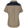 Ladies Short Sleeve Serengeti Two Tone Bush Shirt