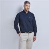 Mens Long Sleeve Cotton Twill Moderna  Shirt