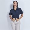 Ladies Short Sleeve Cotton Twill Moderna Shirt