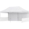 Ovation Gazebo 6 X 3m 1 Long 2 Short Half Wall
