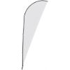 4m Sharkfin Double Sided Flying Banner