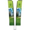 4m Telescopic Double Sided Flying Banner