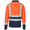Long Sleeve Surveyor Two Tone Hi Viz Golf Shirt