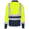 Long Sleeve Surveyor Two Tone Hi Viz Golf Shirt