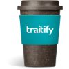 Kooshty Brown Bean Plastic Tumbler 400ml