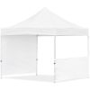 Gazebo 3 x 3m 1 Half Wall 1 Full Wall